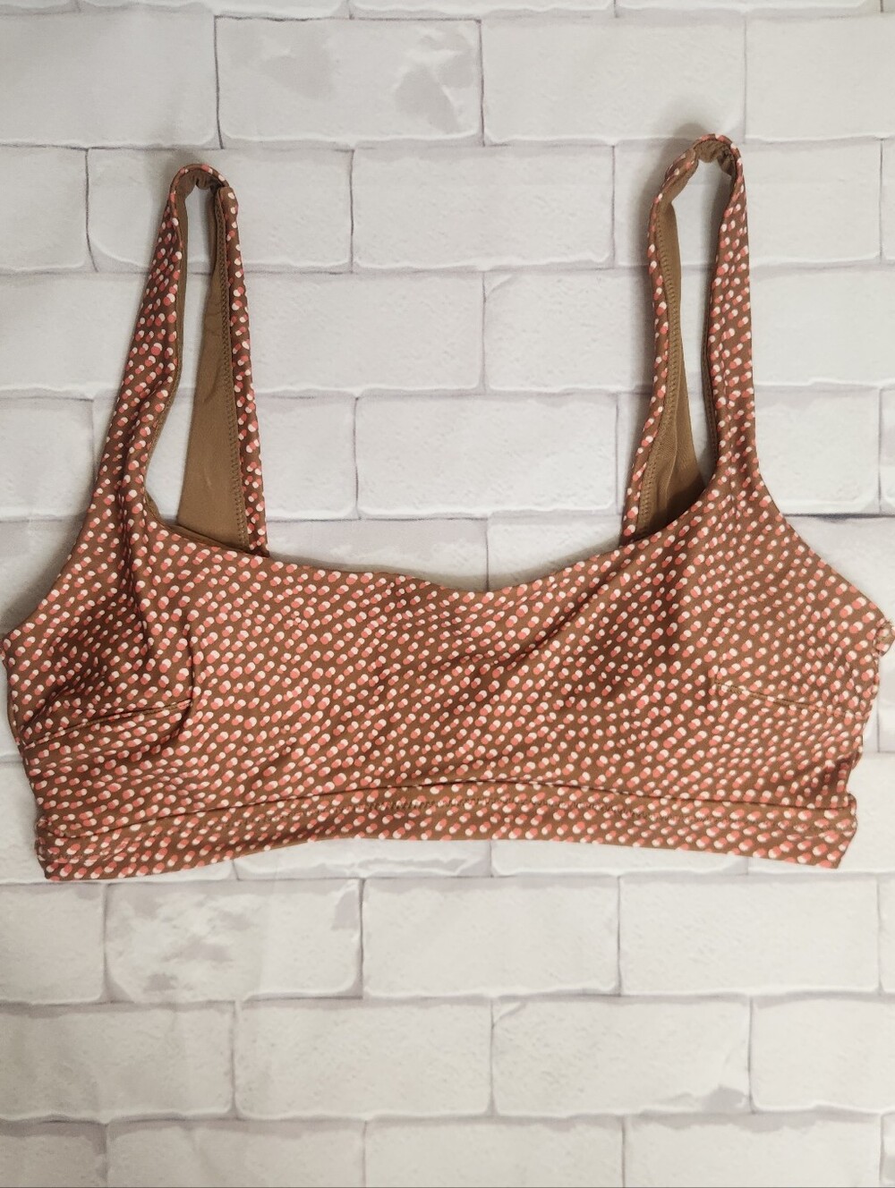 NWOT aerie - Polka Dot Scoop Swim Top